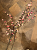 46" pink plum blossom spray